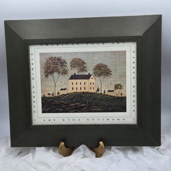 Rustic Farmhouse Wall Art – Framed Warren Kimble Print | American Folk Art - Picture 5 of 8